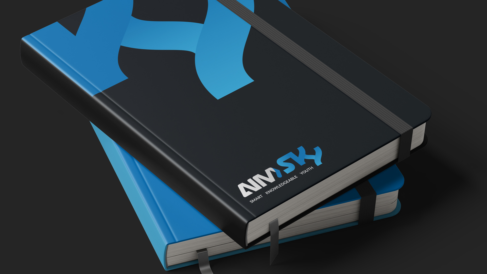 AimSKY - Notebook Design Mockup